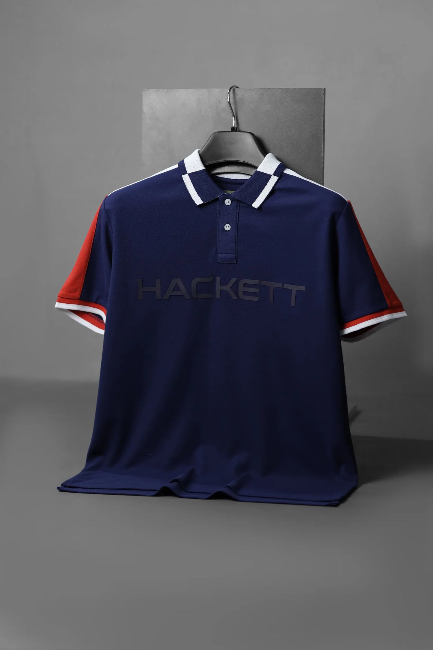 Men's Black Slim-Fit Short Sleeve Casual Shirt