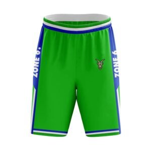 Custom Basketball Uniform Set – Green & Royal Blue