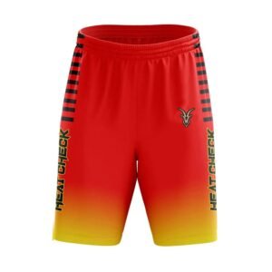 Custom Basketball Uniform Set – Red to Yellow Gradient Fade