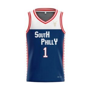 Custom Basketball Uniform Set – Navy, Red & White Classic